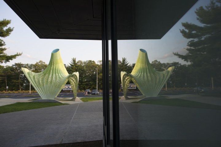 Hyparbole 装置由 Marc Fornes / THEVERYMANY 设计,普罗维登斯 – 罗德岛州 Hyparbole 装置由 Marc Fornes / THEVERYMANY 设计,普罗维登斯 – 罗德岛州