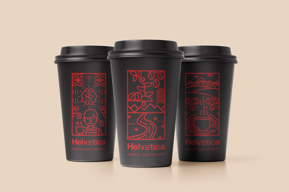 Widarto Impact 的 Helvetica 咖啡 Widarto Impact 的 Helvetica 咖啡