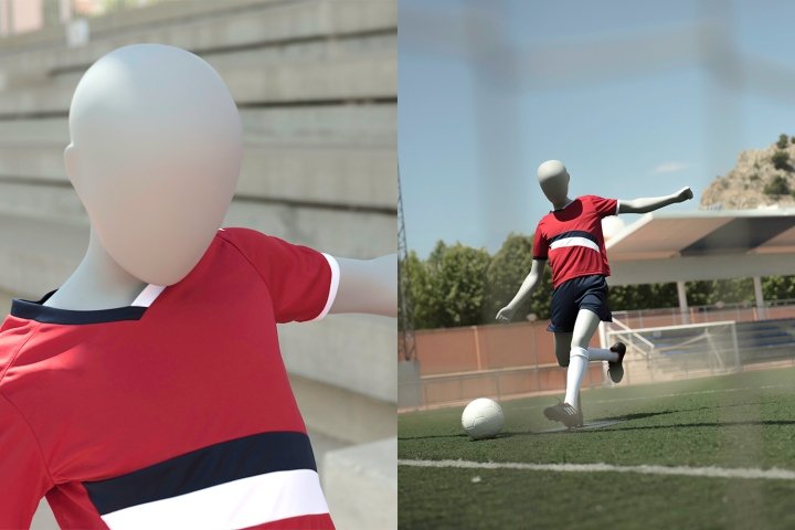 来这里是为了胜利。Sempere Mannequins 的 Invictus 足球系列 来这里是为了胜利。Sempere Mannequins 的 Invictus 足球系列