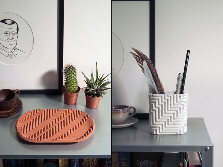 Phil Cuttance 的人字形图案物品