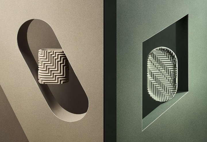 Phil Cuttance 的人字形图案物品