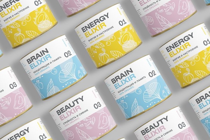 由 Tuman Design 设计的 Heyday Elixir 包装 由 Tuman Design 设计的 Heyday Elixir 包装