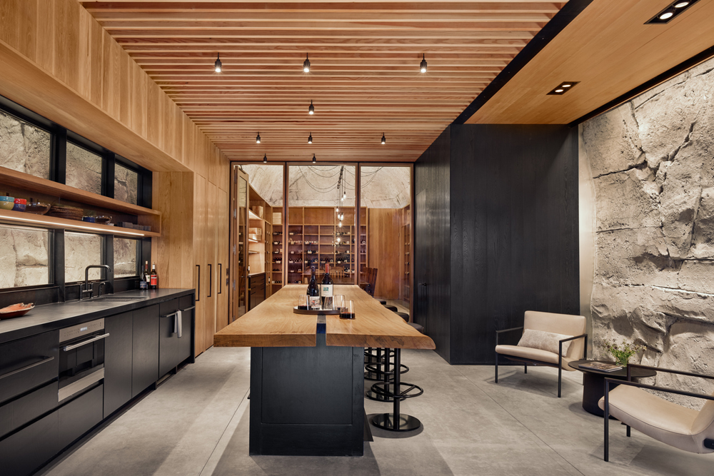 克莱顿·科特 (Clayton Korte) 设计的丘陵乡村酒窖 克莱顿·科特 (Clayton Korte) 设计的丘陵乡村酒窖