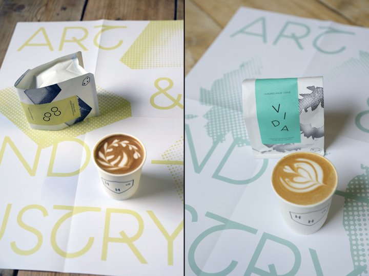 百家咖啡混合咖啡和单一来源包装由 Studio Hyte 和 Atelier Dyakova 设计