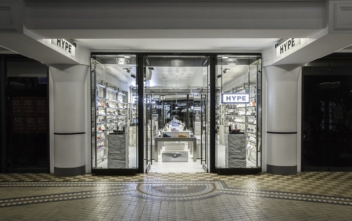Hype DC 概念店，由 Noise Noise Noise 设计，澳大利亚悉尼