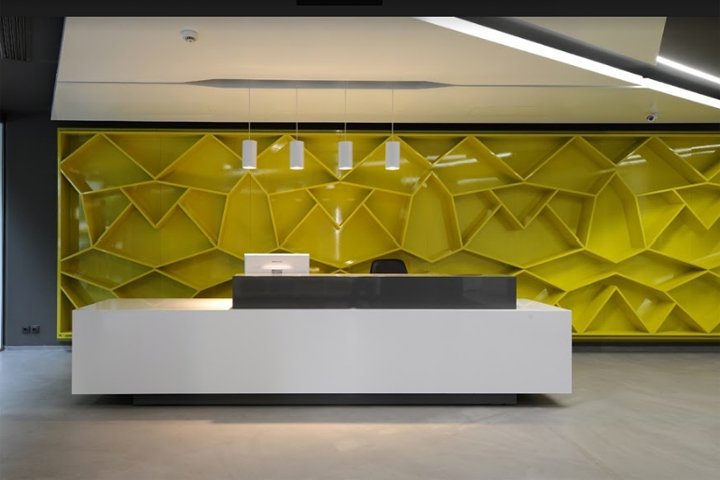 IEK AKMI S.A. 大堂由 Domikos Istos Ltd. 重新设计，塞萨洛尼基 – 希腊