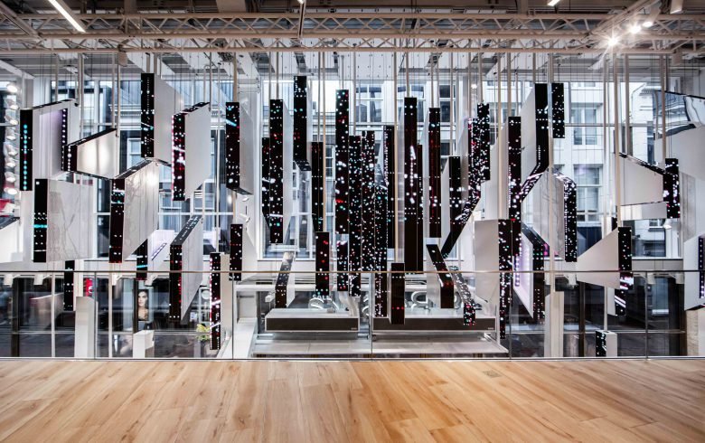 Bershka 阿姆斯特丹的数字艺术