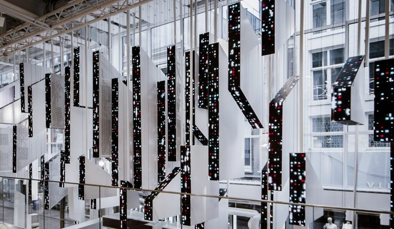 Bershka 阿姆斯特丹的数字艺术