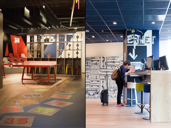 阿姆斯特丹市南部宜必思快捷酒店由 Mulderblauw 建筑师事务所设计，阿姆斯特尔芬 – 荷兰