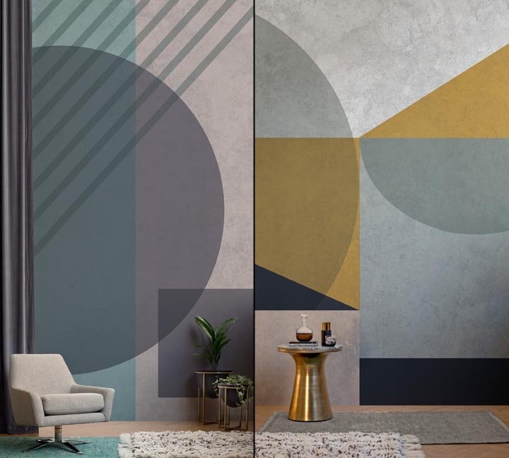 工业奢华壁画壁纸