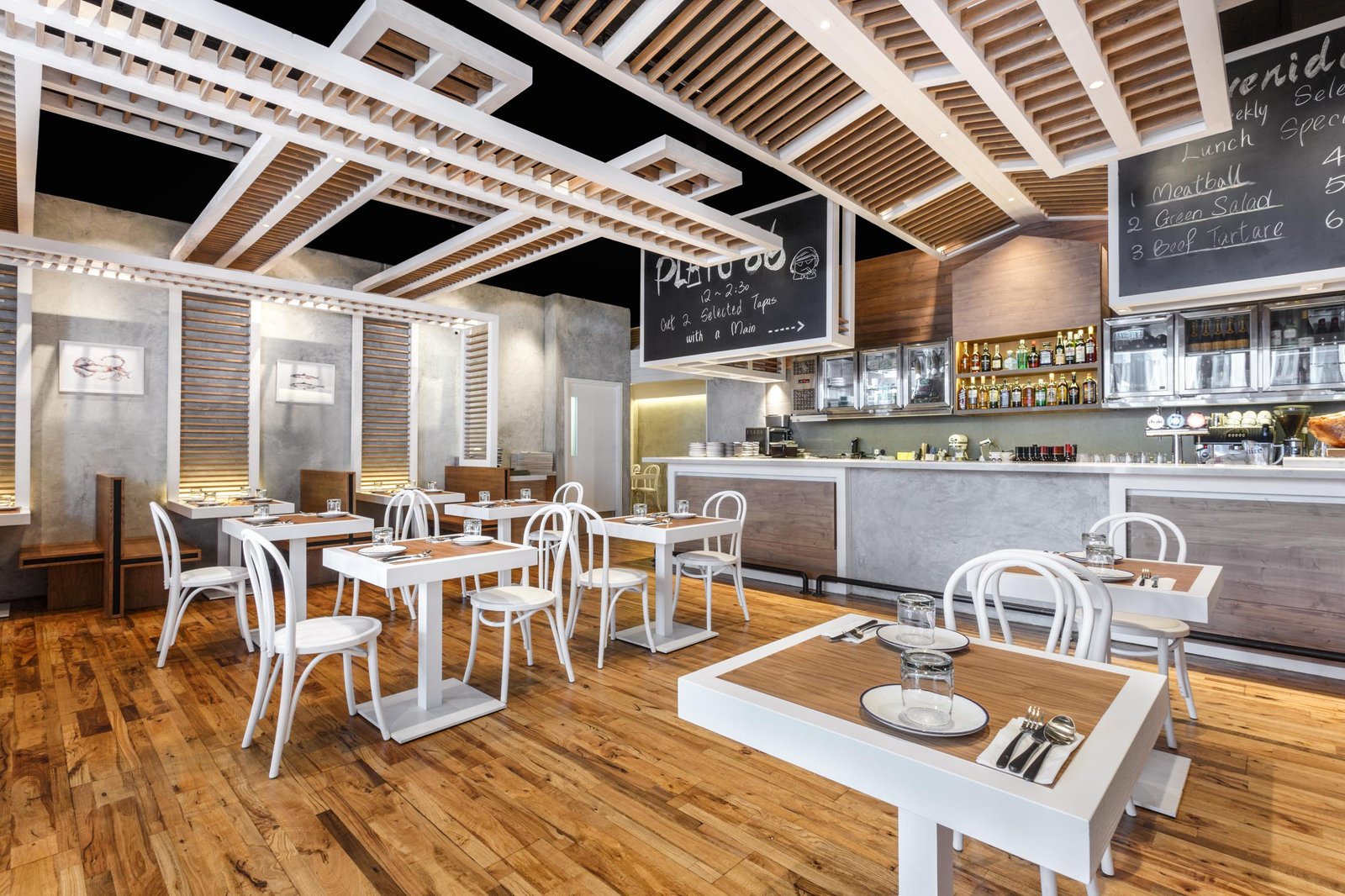 城市中的现代海滩小屋