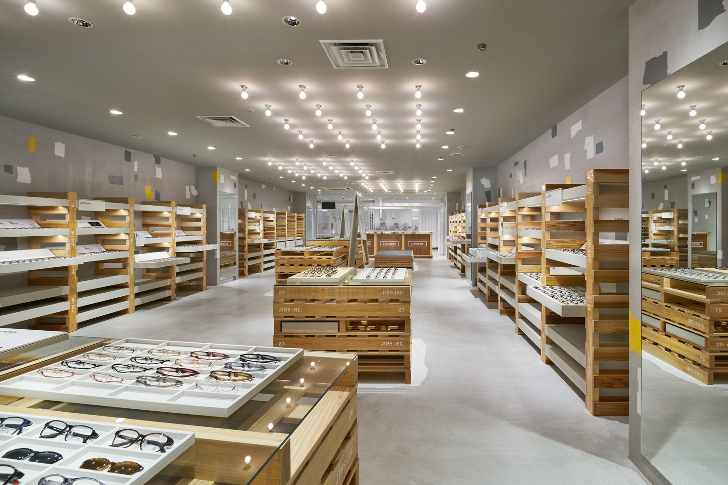 JINS Tokyu Hands Ikebukuro Store by Fumiko Takahama Architects