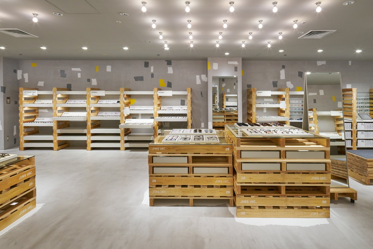 JINS Tokyu Hands Ikebukuro Store by Fumiko Takahama Architects