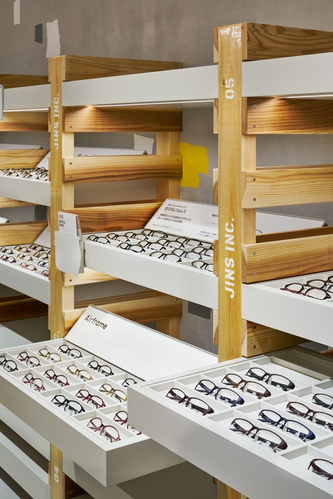 JINS Tokyu Hands Ikebukuro Store by Fumiko Takahama Architects