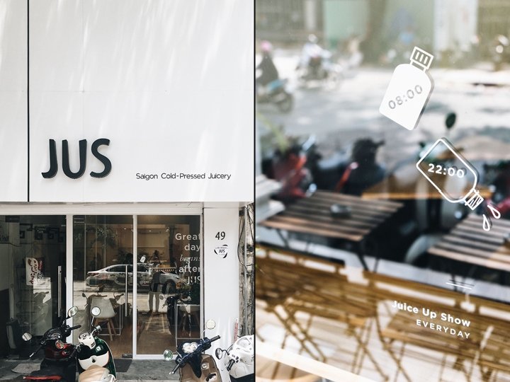 JUS • Juice Up Saigon 品牌由 M – N Associates 设计