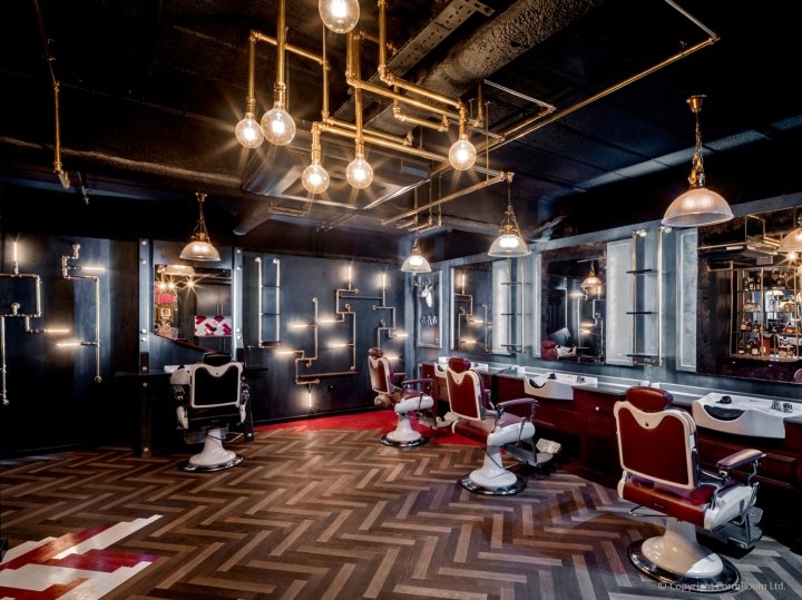 英国伦敦 Jack the Clipper 旗舰理发店，由 FormRoom 设计