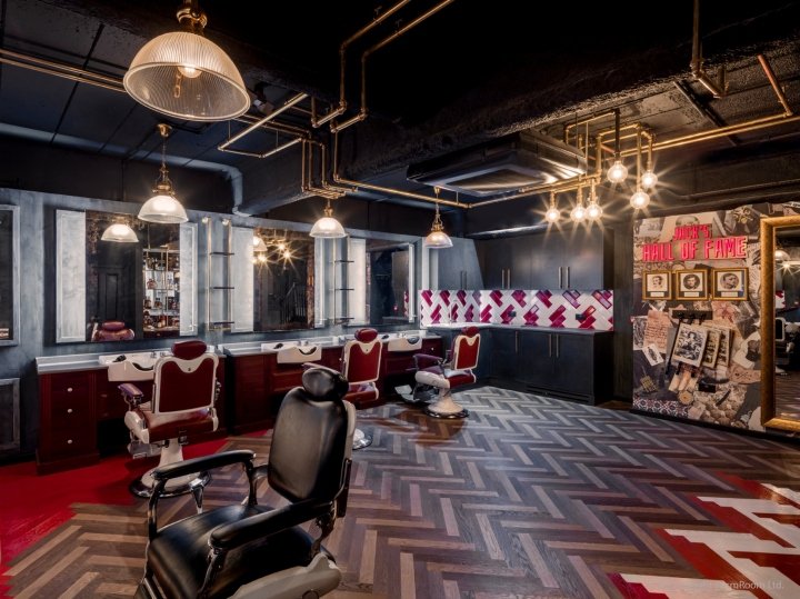 英国伦敦 Jack the Clipper 旗舰理发店，由 FormRoom 设计