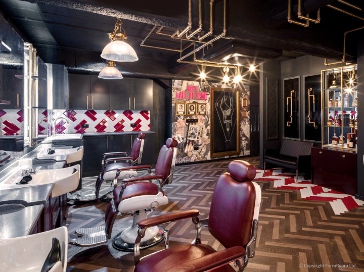 英国伦敦 Jack the Clipper 旗舰理发店，由 FormRoom 设计