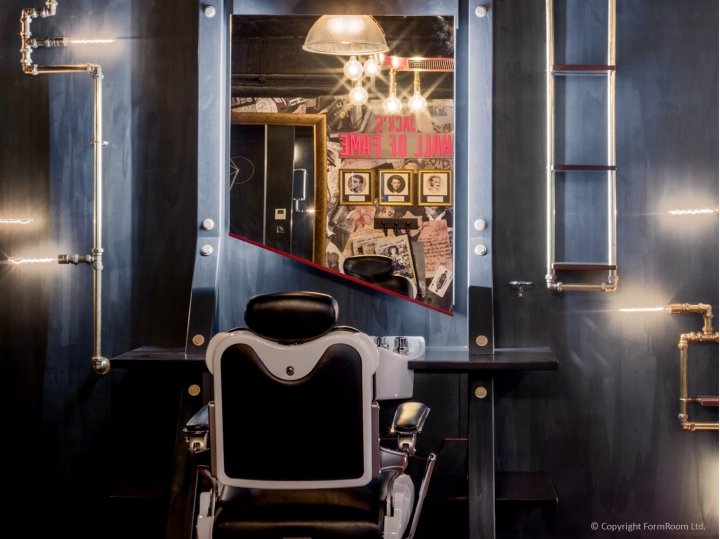 英国伦敦 Jack the Clipper 旗舰理发店，由 FormRoom 设计