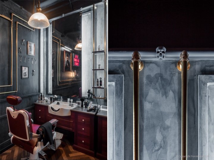 英国伦敦 Jack the Clipper 旗舰理发店，由 FormRoom 设计