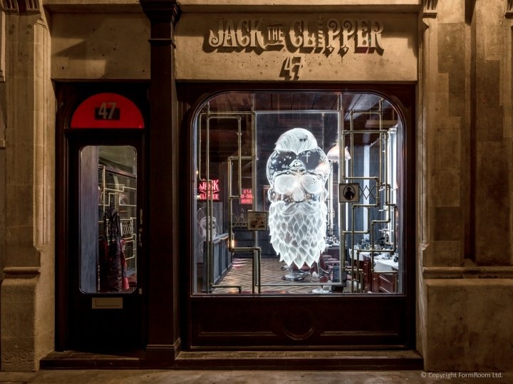 英国伦敦 Jack the Clipper 旗舰理发店，由 FormRoom 设计