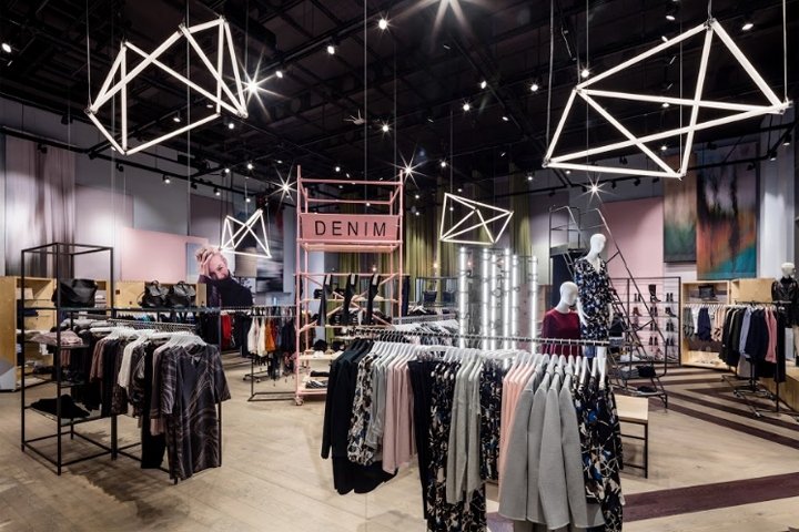 英国伦敦 Checkland Kindleysides 设计的 Jigsaw 商店 英国伦敦 Checkland Kindleysides 设计的 Jigsaw 商店