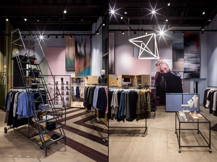 英国伦敦 Checkland Kindleysides 设计的 Jigsaw 商店 英国伦敦 Checkland Kindleysides 设计的 Jigsaw 商店