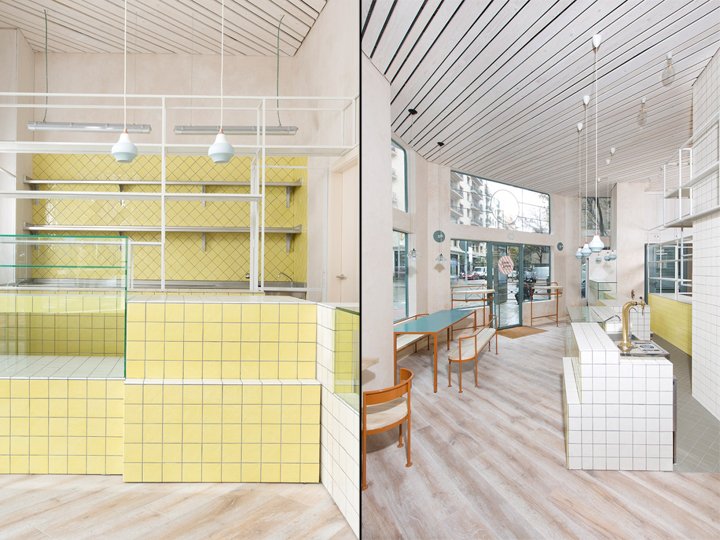 Juana limón 是西班牙马德里 Local Studio Lucas y Hernández-Gil 的一家面包店和咖啡店