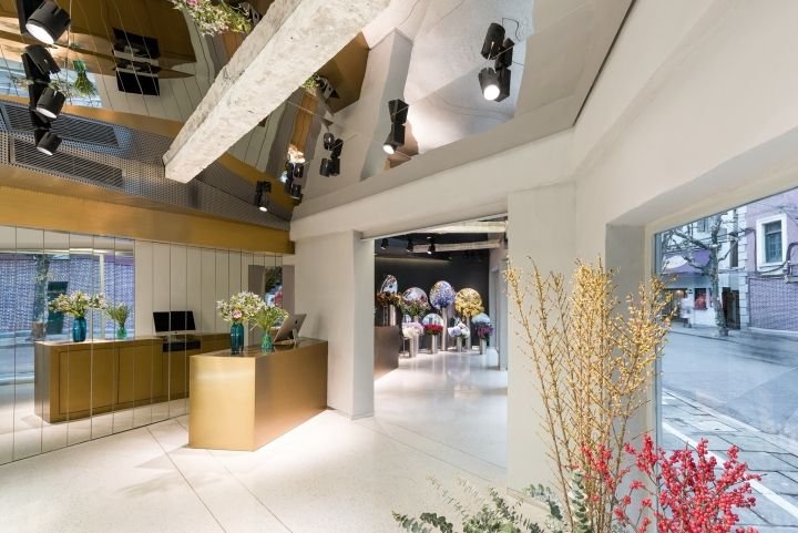 Alberto Caiola 设计的七月花店，中国上海