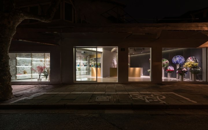Alberto Caiola 设计的七月花店，中国上海