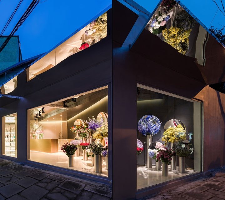 Alberto Caiola 设计的七月花店，中国上海