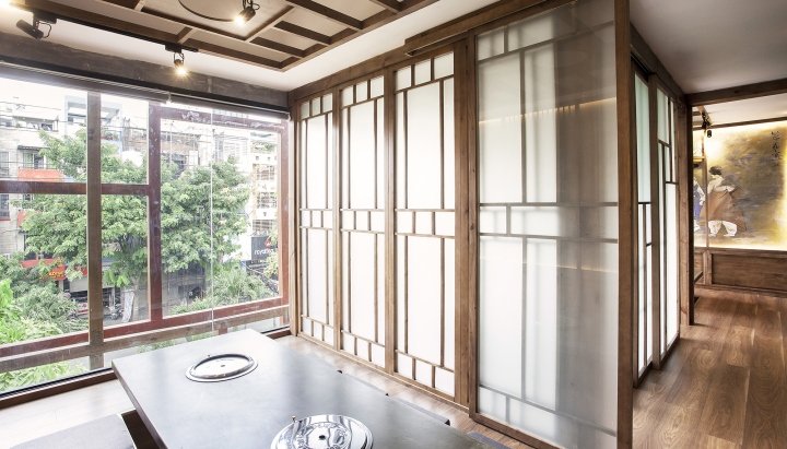 Design Plus 设计的 K-Duck 韩国餐厅,越南胡志明市 Design Plus 设计的 K-Duck 韩国餐厅,越南胡志明市