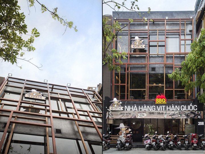 Design Plus 设计的 K-Duck 韩国餐厅,越南胡志明市 Design Plus 设计的 K-Duck 韩国餐厅,越南胡志明市