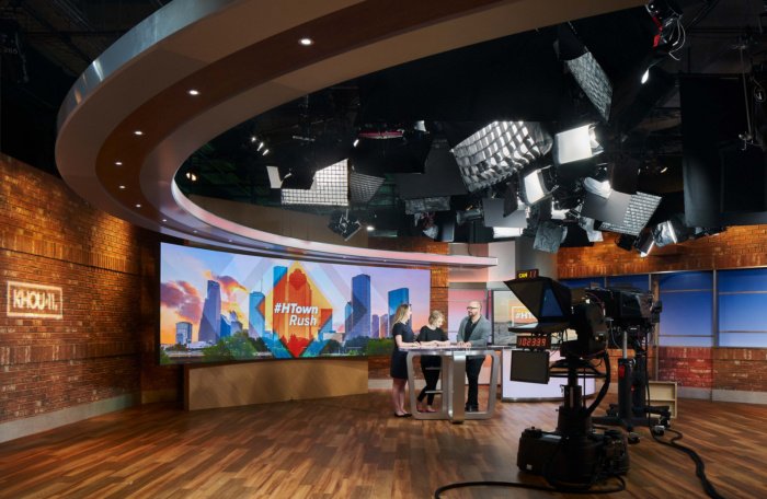 Gensler 设计的 KHOU 办公室 Gensler 设计的 KHOU 办公室