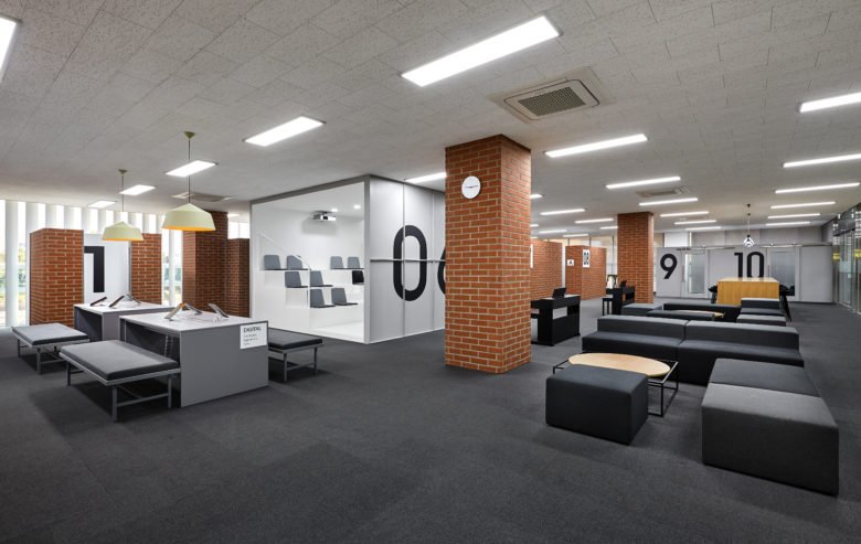 一个与学生生活方式相结合的未来图书馆的诞生_KNUE 图书馆