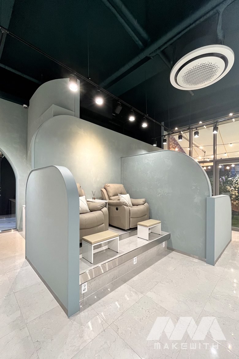 江南旗舰店美甲店室内设计