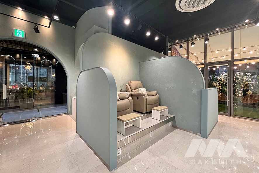 江南旗舰店美甲店室内设计