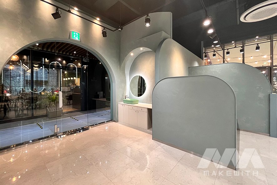 江南旗舰店美甲店室内设计