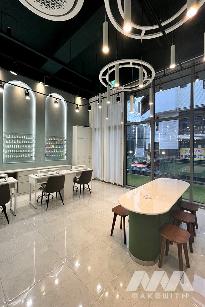 江南旗舰店美甲店室内设计