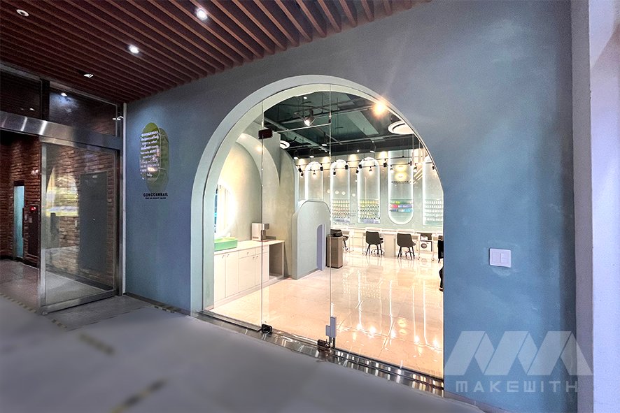 江南旗舰店美甲店室内设计