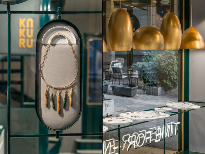 由 Urban Soul Project 设计的 Kakuru 珠宝店，希腊雅典