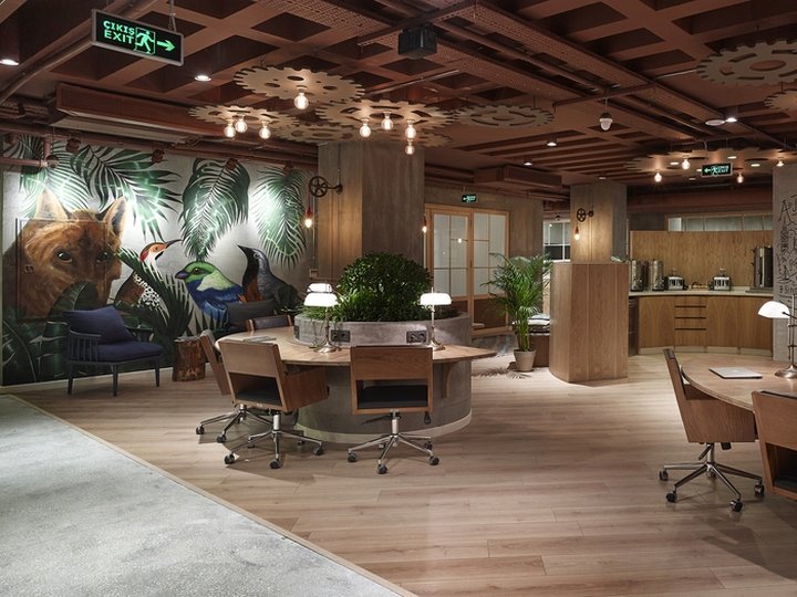 KONTRA 设计的 Kolektif House Levent 办公室，土耳其伊斯坦布尔