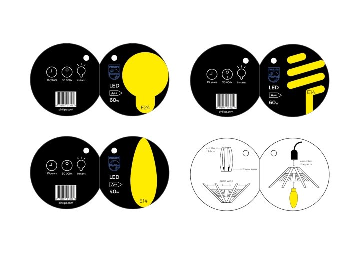 LED 灯泡包装由 Franciska Juhasz 设计 LED 灯泡包装由 Franciska Juhasz 设计