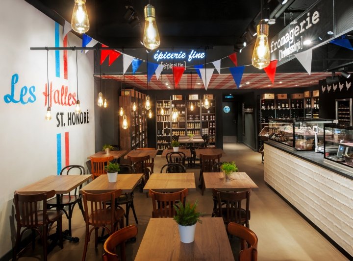 LES HALLES，餐厅 / 小酒馆 / 商店，由 ppm planung 设计，杜塞尔多夫 – 德国
