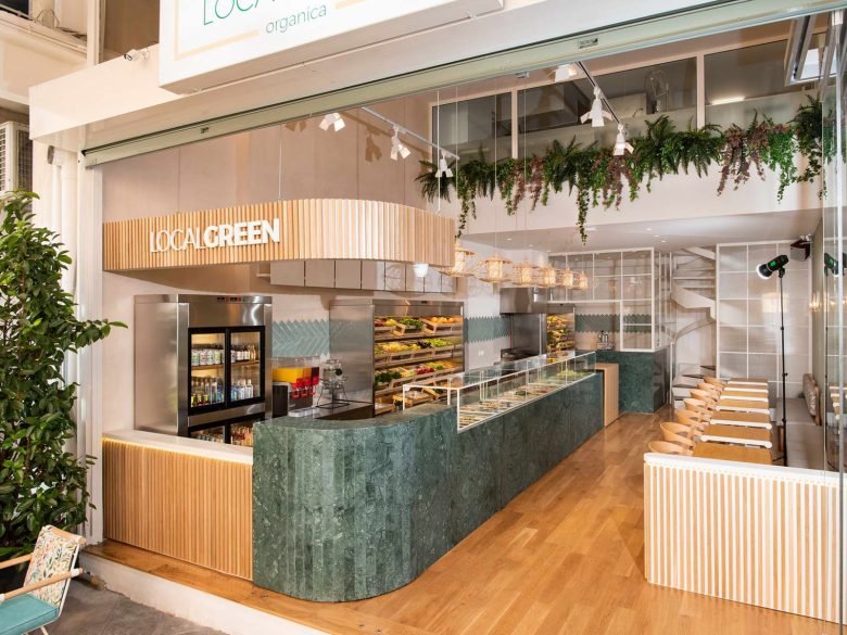 当地绿色健康餐厅