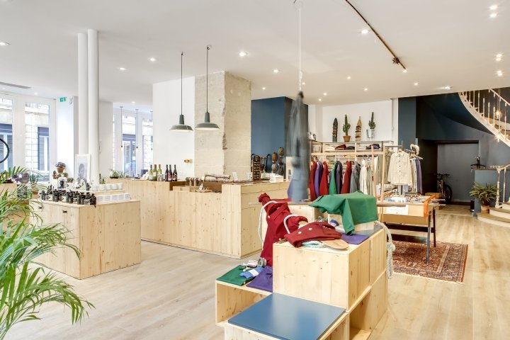 Studio BEAU FAIRE 设计的 La Garçonnière 商店，法国波尔多