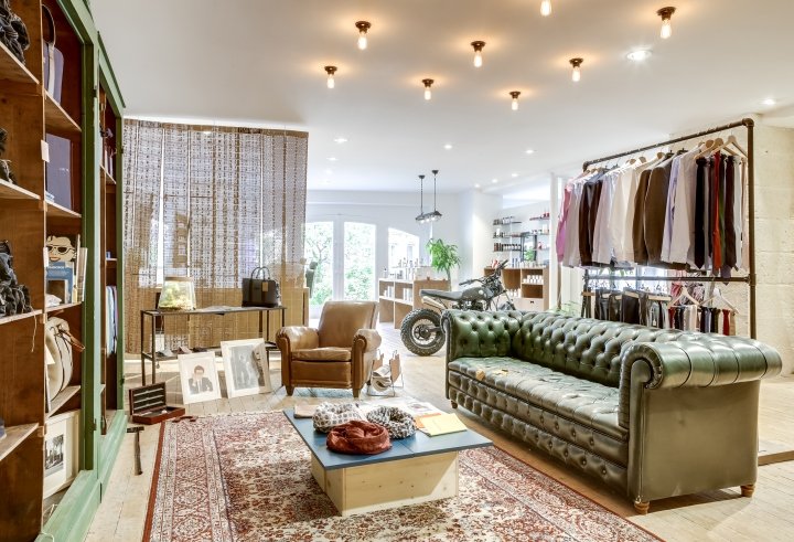 Studio BEAU FAIRE 设计的 La Garçonnière 商店，法国波尔多