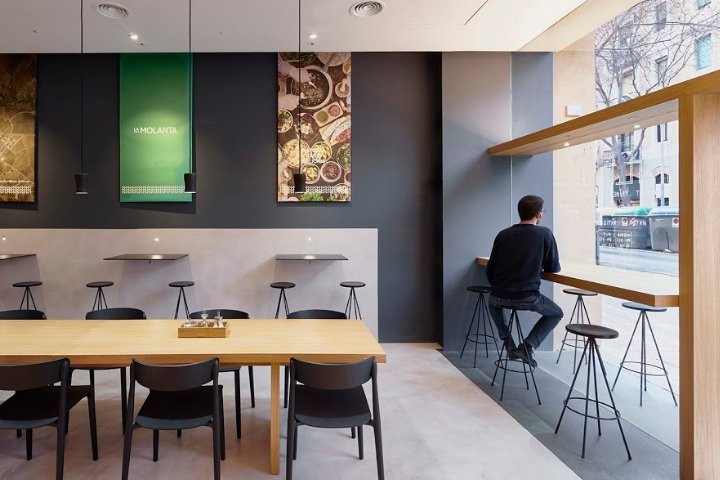 Frederic Perers 设计的 La Molanta 餐厅，西班牙巴塞罗那