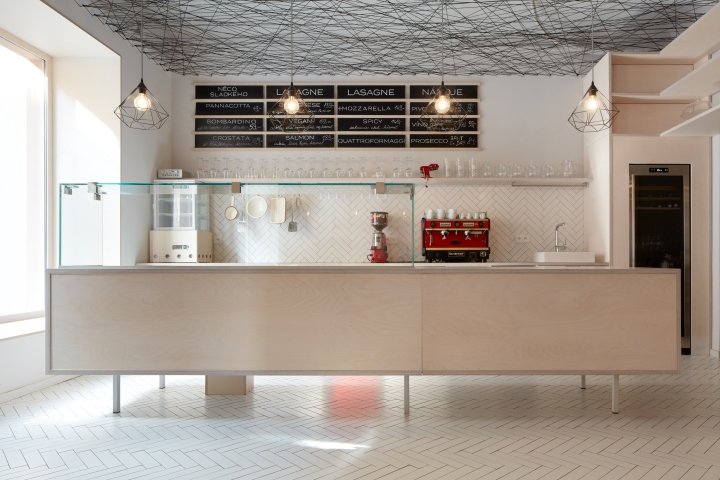 Mar.s 建筑师设计的 Lasagneria，布拉格 – 捷克共和国