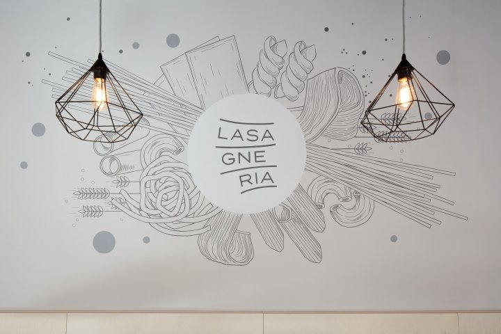 Mar.s 建筑师设计的 Lasagneria，布拉格 – 捷克共和国